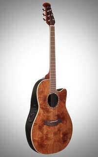 Акустическая гитара Ovation CS24P-NBM Celebrity Plus Mid-Depth Selected Figured Top 6-String Acoustic-Electric Guitar