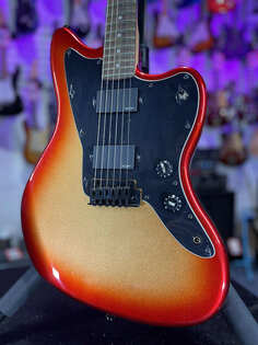 Электрогитара Squier Contemporary Active Jazzmaster HH Electric Guitar - Sunset Metallic