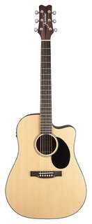 Акустическая гитара Jasmine Dreadnought Acoustic Electric Guitar - Natural - JD36CE-NAT