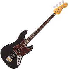 Басс гитара Vintage Bass VJ74BLK Pearloid Dots, SS, Gloss Black