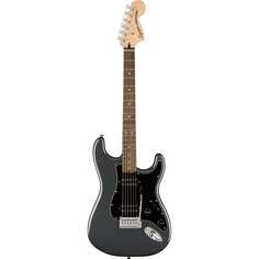 Электрогитара Squier Affinity Series Stratocaster HH Electric Guitar, Laurel Fingerboard, Charcoal Frost Metallic