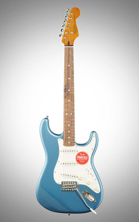 Электрогитара Squier Classic Vibe &apos;60s Stratocaster Electric Guitar, with Laurel Fingerboard, Lake Placid Blue