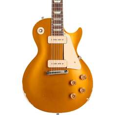 Электрогитара Gibson Custom Murphy Lab 1954 Les Paul Goldtop Reissue Heavy Aged Electric Guitar Double Gold