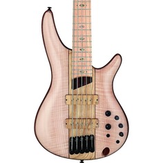Басс гитара Ibanez SR Premium 5 String Electric Bass in Natural Low Gloss w/ Gig Bag