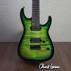 Электрогитара ESP USA M-7 Hard Tail Baritone Electric Guitar - Lime Green