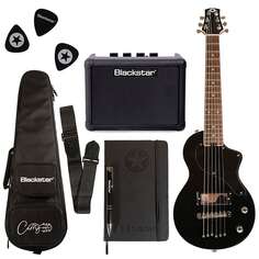 Электрогитара Blackstar Travel Guitar Deluxe Pack Black with FLY3 + Travel Bag + Strap + Picks