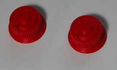 Электрогитара Flying Saucer Knobs - 2 - Fits RickenBacker and 1/4&quot; solid shaft 3/8 long Pots 3D Printed GeorgeBoards Red
