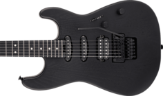 Электрогитара Charvel Pro-Mod San Dimas Style 1 HSS FR E Sassafras, Ebony Fingerboard, Satin Black