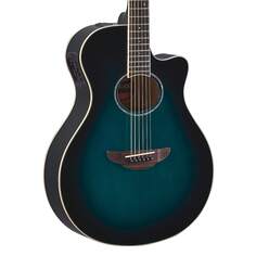 Акустическая гитара Yamaha APX600 Thin-line Acoustic-Electric Guitar w/ Cutaway - Oriental Blue Burst