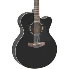 Акустическая гитара Yamaha CPX600 Medium Jumbo Acoustic-Electric Guitar Black