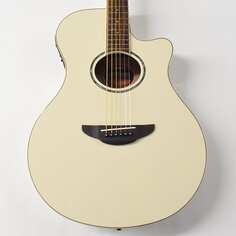 Акустическая гитара Yamaha APX600 Thin-line Cutaway - Vintage White
