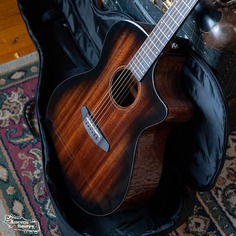 Акустическая гитара Breedlove Wildwood Pro Concerto All Mahogany Suede Cutaway Acoustic Guitar w/ Fishman Pickup #5407