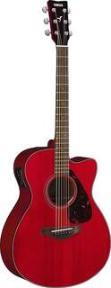 Акустическая гитара Yamaha FSX800C RR Small Body A/E Guitar Solid Top, Ruby Red