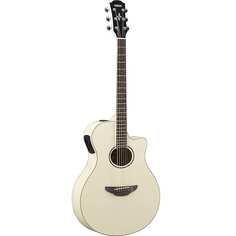 Акустическая гитара Yamaha APX600 Thinline Acoustic Guitar with Electronics 2022 Vintage White