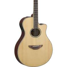 Акустическая гитара Yamaha APX600 Thin-line Acoustic-Electric Guitar w/ Cutaway - Natural