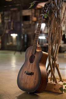 Акустическая гитара Cort COREOCOPBB Core Series Venetian Cutaway Mahogany Top 6-String Acoustic-Electric Guitar w/Case