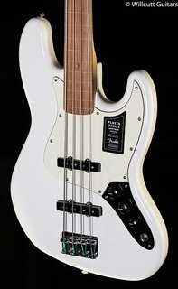 Басс гитара Fender Player Jazz Bass Fretless Pau Ferro Polar White Bass Guitar-MX22004735-9.01 lbs