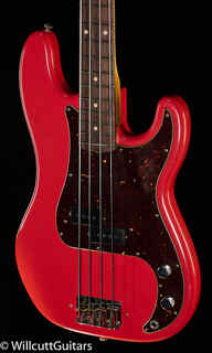 Басс гитара Fender Custom Shop Pino Palladino Signature Precision Bass Rosewood Fingerboard Fiesta Red over Desert Sand