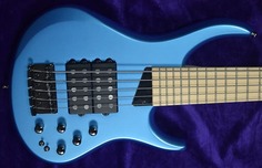 Басс гитара MTD Kingston Super 5, &quot;Super Blue&quot; / Maple