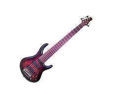 Басс гитара MTD Kingston AG 6 6-String Bass - AG Burst w/ Purple Heart FB
