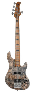 Басс гитара Cort GBMODERN5OPCG Modern 5 Poplar Burl Top Roasted Maple Neck 5-String Electric Bass Guitar w/Hard Case
