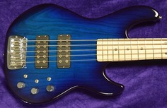 Басс гитара G&amp;L L-2500, Blue Burst / Maple G&L