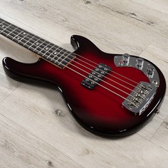 Басс гитара G&amp;L USA Custom Shop L-1000 5-String Bass Ebony Fretboard 3A Flame Maple Redburst G&L
