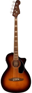 Басс гитара Fender Kingman Acoustic Electric Bass Guitar with Bag, Shaded Edge Burst Finish