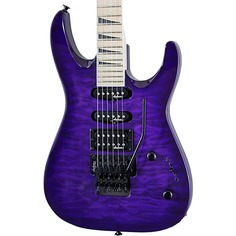 Электрогитара Jackson JS34Q Dinky DKAM Electric Guitar 2023 - Transparent Purple