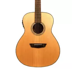 Акустическая гитара Washburn WLO100SWEK-D Woodline Solidwood Series Orchestra Cutaway Acoustic-Electric Guitar