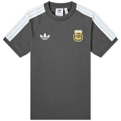 Футболка Adidas Argentina OG 3 Stripe, темно-серый/мультиколор