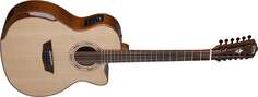 Акустическая гитара Washburn WCG15SCE12 Comfort Series Deluxe 2-String Acoustic-Electric Guitar