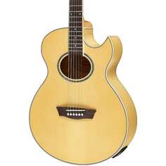 Акустическая гитара Wahsburn EA20 Festival Series Florentine Acoustic-Electric Guitar - NATURAL Washburn