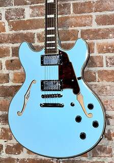 Электрогитара D&apos;Angelico Premier DC - Sky Blue with Stopbar Tailpiece, Pro Setup Deluxe Gig Bag &amp; Extras, do yourself a Favor &amp; Buy It Here ! D`Angelico