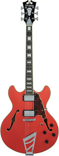 Электрогитара D&apos;Angelico Premier DC Semi-Hollow Electric Guitar w/ Stairstep Tailpiece - Fiesta Red w/Gig Bag D`Angelico