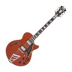 Электрогитара D&apos;Angelico DADSSRUSSNT Deluxe SS Limited Edition Semi-Hollowbody Electric Guitar, Rust D`Angelico