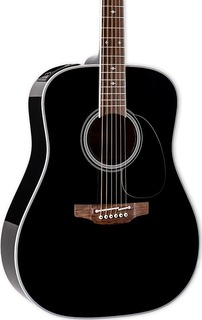 Акустическая гитара Takamine FT341 Limited Edition Dreadnought Acoustic-Electric Guitar, Black