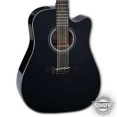 Акустическая гитара Takamine G Series GD30CE-12 Dreadnought 12-String Acoustic-Electric Guitar Black