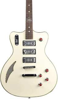 Электрогитара Eastwood Bill Nelson Astroluxe Cadet Vintage Cream and Fiesta Red w/Case