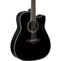 Акустическая гитара Yamaha FGX830CBL Dreadnought Cutaway Acoustic-Electric Guitar Black
