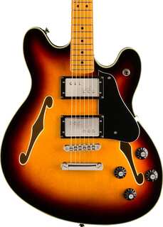 Электрогитара Squier Classic Vibe Starcaster Semi-Hollow Guitar, Maple FB, 3-Color Sunburst