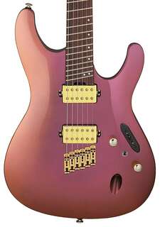 Электрогитара Ibanez SML721 S-Series Axe Design Lab Multi-Scale 6 String Electric Guitar, Rose Gold Chameleon, 5lbs 15.6ozs, 2023