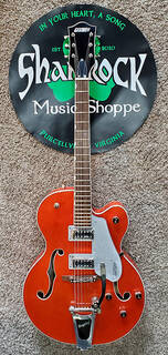 Электрогитара Gretsch G5420T Electromatic Classic Hollow Body Single-Cut with Bigsby, Laurel Fingerboard, Orange Stain