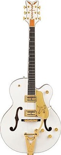Электрогитара Gretsch G6136TG Players Edition Falcon Hollow Body Guitar White with Case