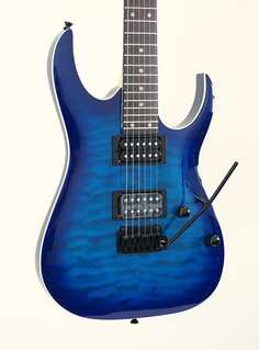 Электрогитара Ibanez Gio RGA120QA Electric Guitar Transparent Blue Sunburst