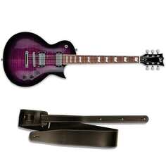 Электрогитара ESP LTD EC-256FM See Thru Purple Sunburst Electric Guitar EC-256 FM - BRAND NEW + ESP LEATHER STRAP