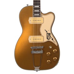 Электрогитара Airline Guitars Tuxedo - Gold Top - Hollowbody Vintage Reissue Electric Guitar - NEW! Eastwood