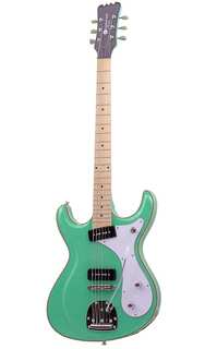 Электрогитара Eastwood Sidejack Baritone DLX-M Bound Solid Basswood Body Maple Set Neck 6-String Electric Guitar