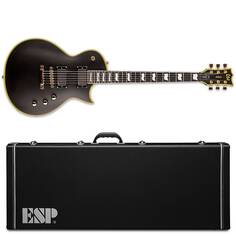 Электрогитара ESP LTD EC-1000 VB Vintage Black Deluxe Series EMG BRAND NEW -+ ESP HARD CASE - EC1000VB