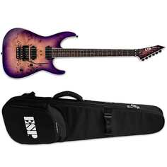 Электрогитара ESP LTD M-1000 Burled Poplar Purple Natural Burst Electric Guitar + ESP PREMIUM Gig Bag M1000 M 1000
